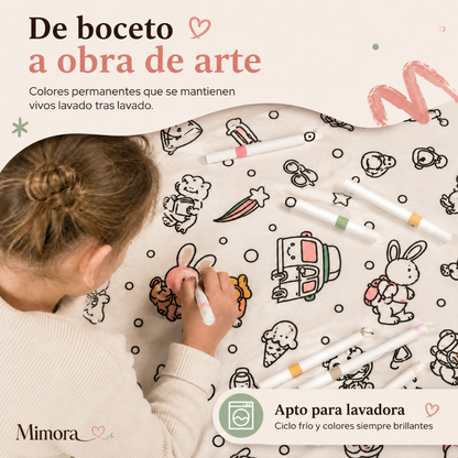 Manta Mimora™ para Colorear